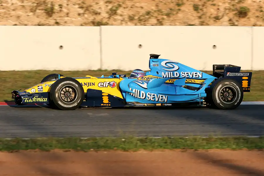 089 | 2006 | Barcelona | Renault R26 Hybrid | Heikki Kovalainen | © carsten riede fotografie