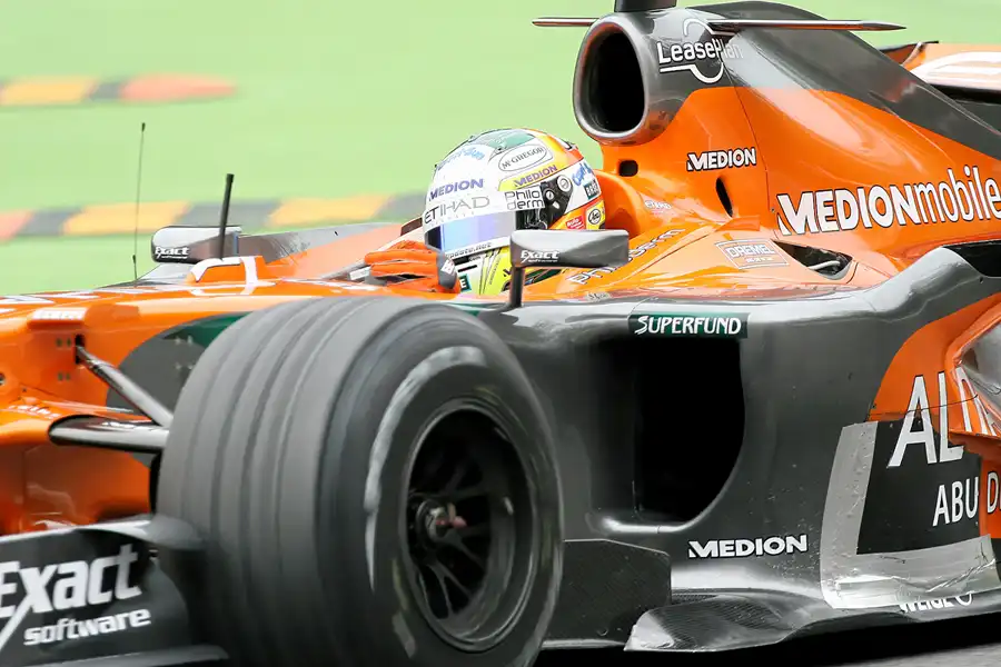 083 | 2007 | Monza | Spyker-Ferrari F8-VIIB | Adrian Sutil | © carsten riede fotografie