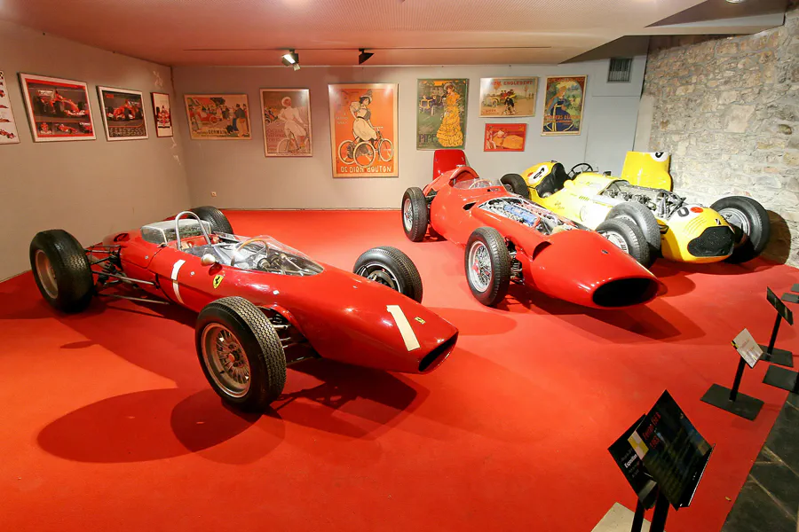 013 | 2007 | Stavelot | Abbaye De Stavelot – Musee Du Circuit De Spa-Francorchamps – Ferrari 156/63 + Maserati 250F + Talbot T26C | © carsten riede fotografie