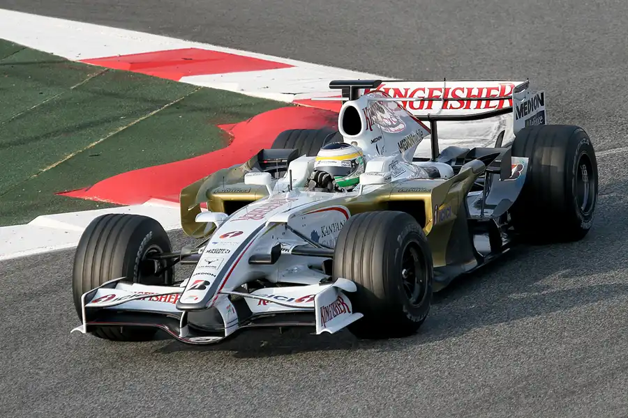 053 | 2008 | Barcelona | Force India-Ferrari VJM01 | Giancarlo Fisichella | © carsten riede fotografie