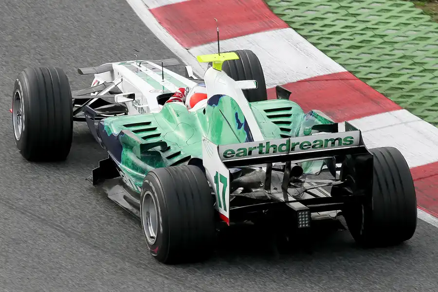 081 | 2008 | Barcelona | Honda RA108 | Rubens Barrichello | © carsten riede fotografie