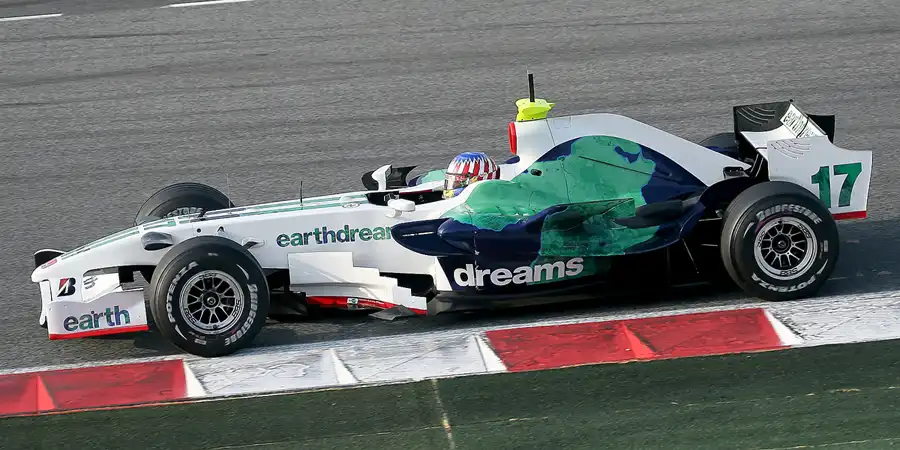 102 | 2008 | Barcelona | Honda RA108 | Alexander Wurz | © carsten riede fotografie