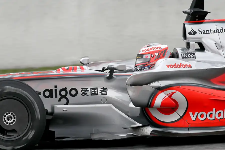 114 | 2008 | Barcelona | McLaren-Mercedes Benz MP4-23 | Heikki Kovalainen | © carsten riede fotografie