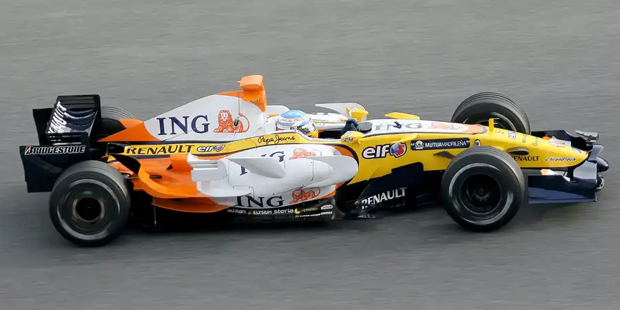 158 | 2008 | Barcelona | Renault R28 | Fernando Alonso | © carsten riede fotografie
