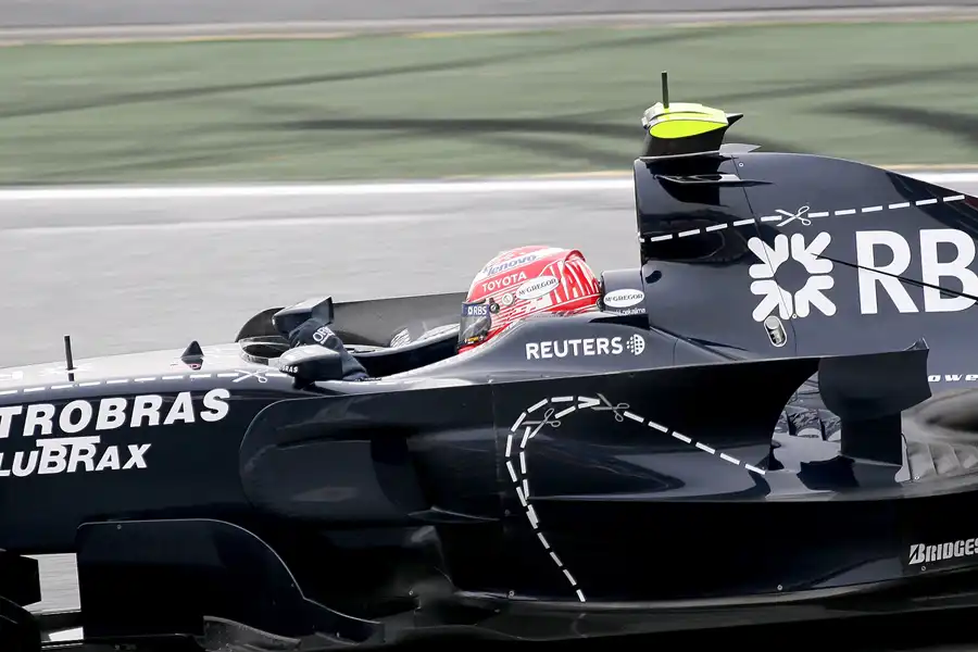 219 | 2008 | Barcelona | Williams-Toyota FW30 | Kazuki Nakajima | © carsten riede fotografie