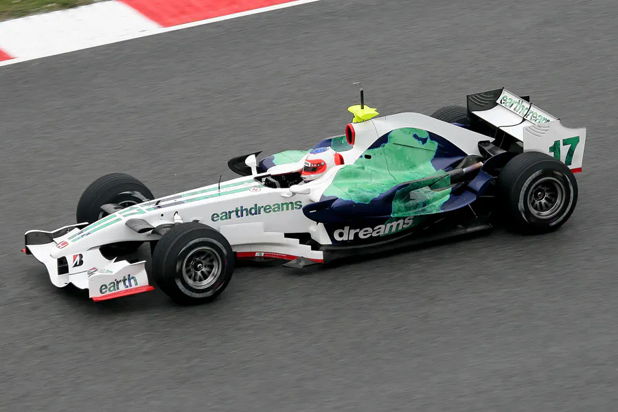 079 | 2008 | Barcelona | Honda RA108 | Rubens Barrichello | © carsten riede fotografie