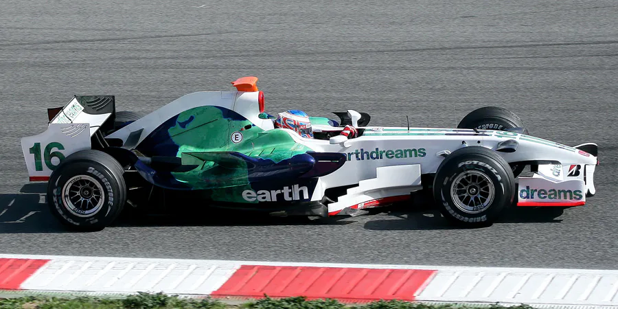 087 | 2008 | Barcelona | Honda RA108 | Jenson Button | © carsten riede fotografie