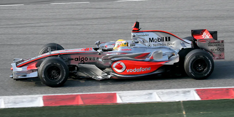 110 | 2008 | Barcelona | McLaren-Mercedes Benz MP4-23 | Lewis Hamilton | © carsten riede fotografie