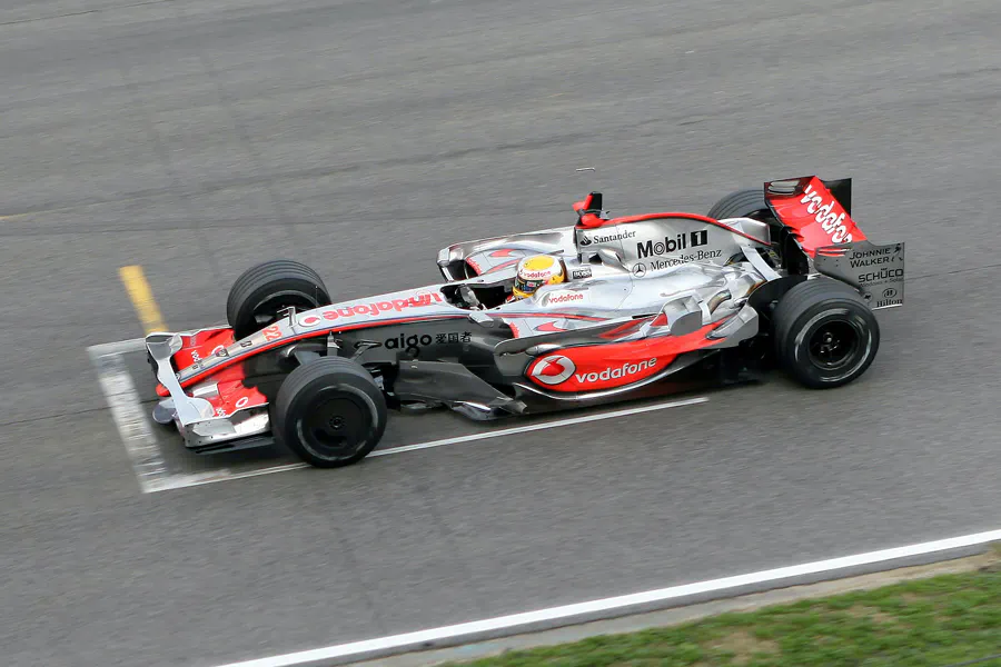 111 | 2008 | Barcelona | McLaren-Mercedes Benz MP4-23 | Lewis Hamilton | © carsten riede fotografie