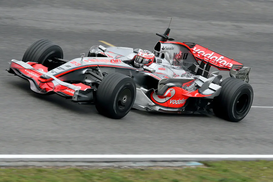 116 | 2008 | Barcelona | McLaren-Mercedes Benz MP4-23 | Heikki Kovalainen | © carsten riede fotografie
