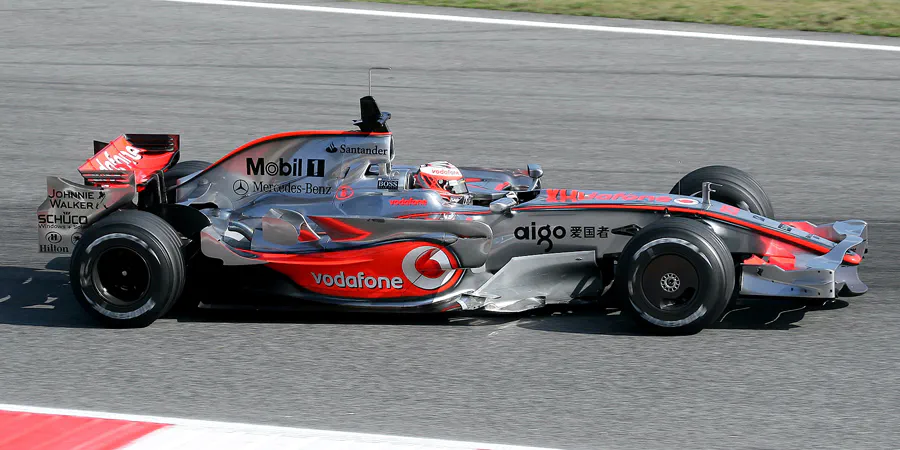 118 | 2008 | Barcelona | McLaren-Mercedes Benz MP4-23 | Heikki Kovalainen | © carsten riede fotografie