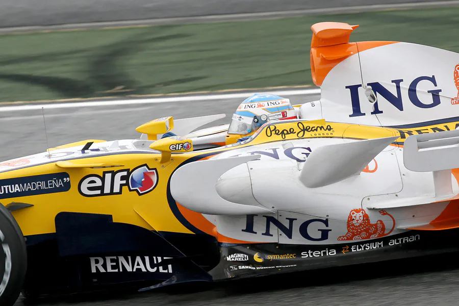 145 | 2008 | Barcelona | Renault R28 | Fernando Alonso | © carsten riede fotografie