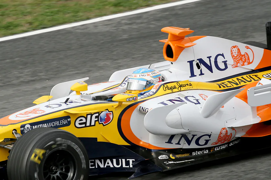 148 | 2008 | Barcelona | Renault R28 | Fernando Alonso | © carsten riede fotografie
