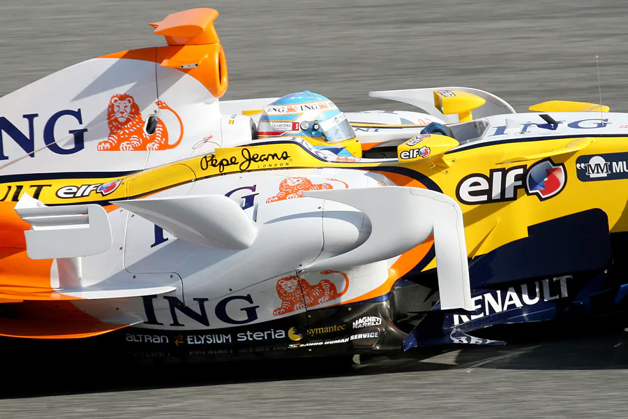 150 | 2008 | Barcelona | Renault R28 | Fernando Alonso | © carsten riede fotografie