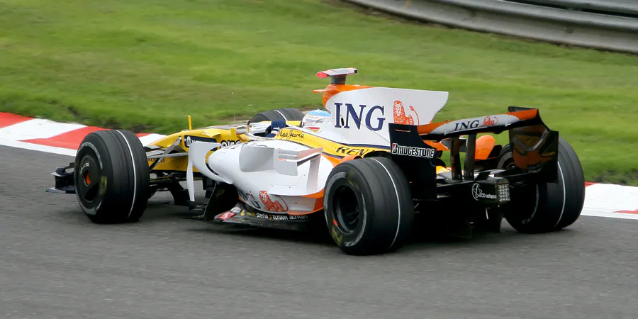 129 | 2008 | Spa-Francorchamps | Renault R28 | Fernando Alonso | © carsten riede fotografie