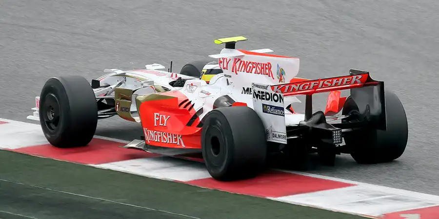 035 | 2008 | Barcelona | Force India-Ferrari VJM01 | Pedro De La Rosa | © carsten riede fotografie