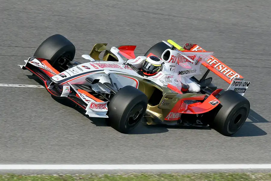 040 | 2008 | Barcelona | Force India-Ferrari VJM01 | Pedro De La Rosa | © carsten riede fotografie
