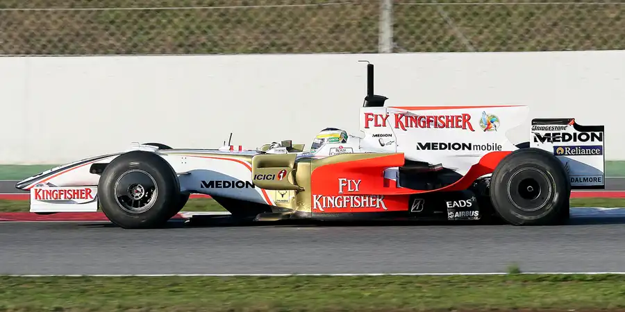 041 | 2008 | Barcelona | Force India-Ferrari VJM01 | Giancarlo Fisichella | © carsten riede fotografie