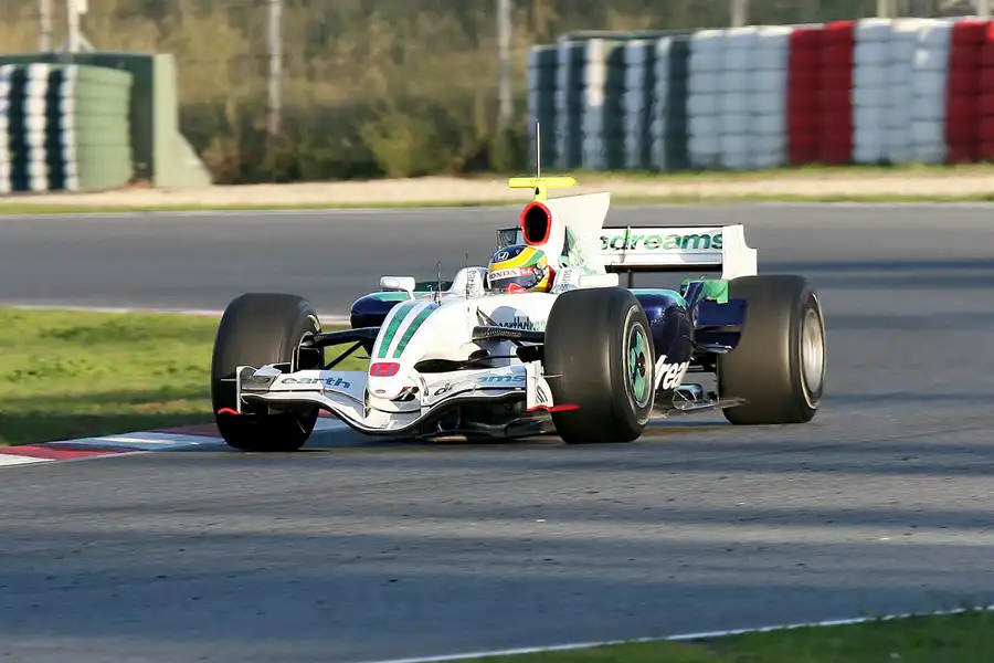 071 | 2008 | Barcelona | Honda RA108 | Bruno Senna | © carsten riede fotografie
