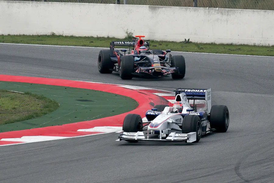 020 | 2008 | Barcelona | BMW Sauber-BMW F1.08B | Robert Kubica + Toro Rosso STR3 | Takuma Sato | © carsten riede fotografie