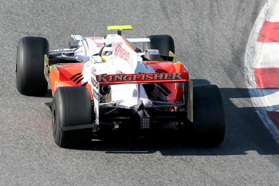 038 | 2008 | Barcelona | Force India-Ferrari VJM01 | Pedro De La Rosa | © carsten riede fotografie