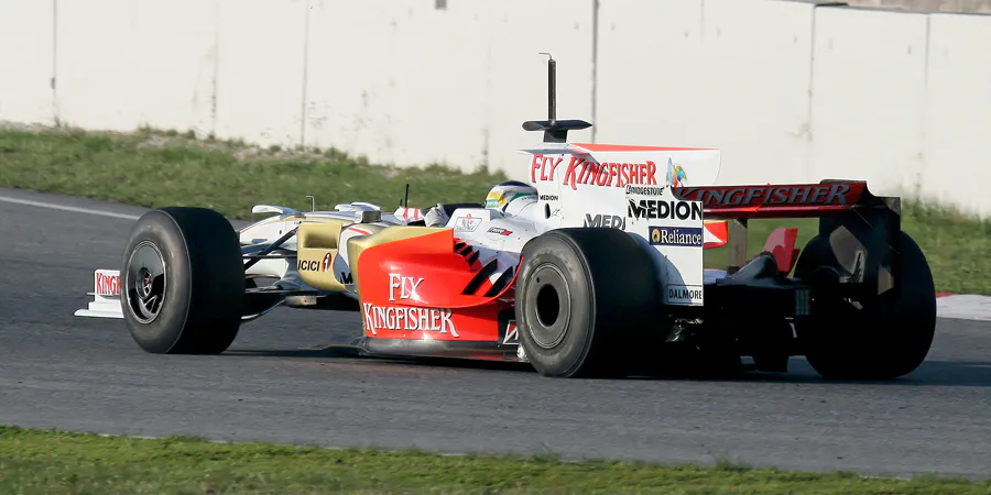 042 | 2008 | Barcelona | Force India-Ferrari VJM01 | Giancarlo Fisichella | © carsten riede fotografie