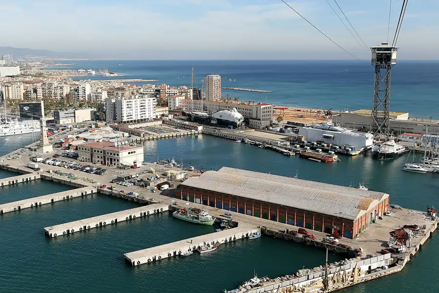 058 | 2008 | Barcelona | Blick aus Transbordador Aeri | © carsten riede fotografie