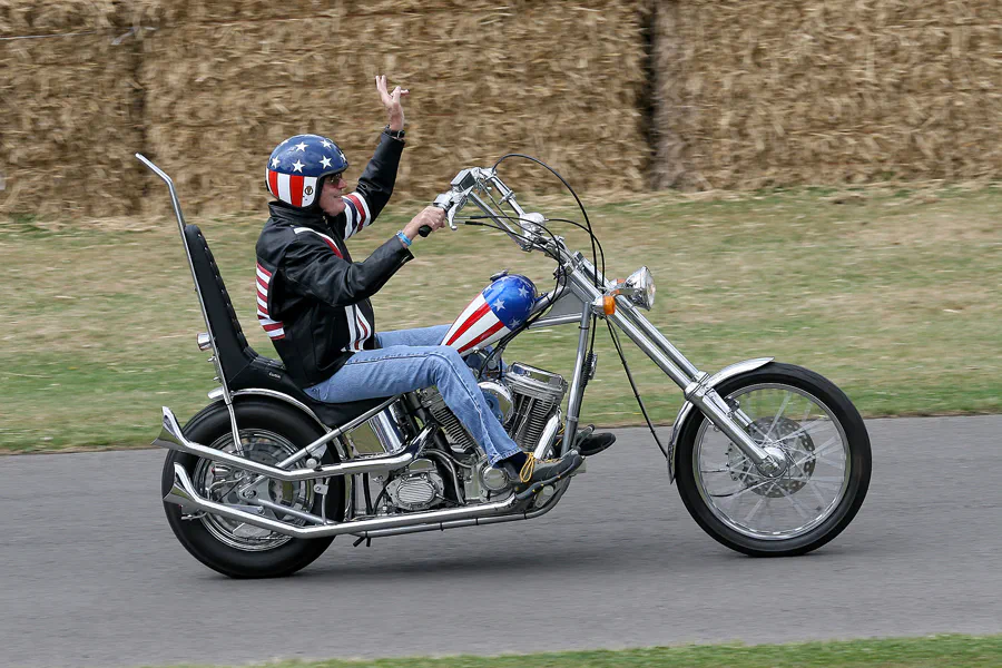 146 | 2009 | Goodwood | Festival Of Speed | Easy Rider Peter Fonda | © carsten riede fotografie