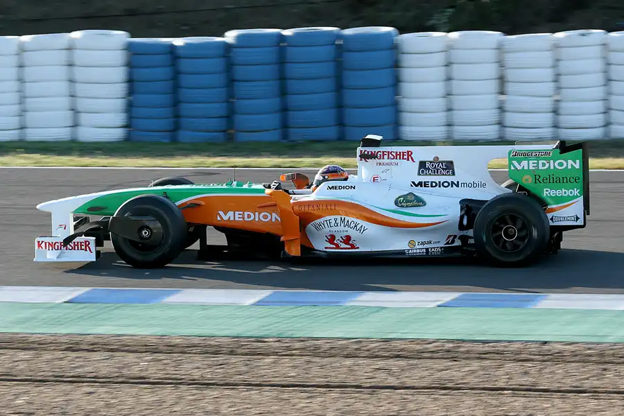 080 | 2009 | Jerez De La Frontera | Force India-Mercedes Benz VJM02 | John R. Hildebrand | © carsten riede fotografie
