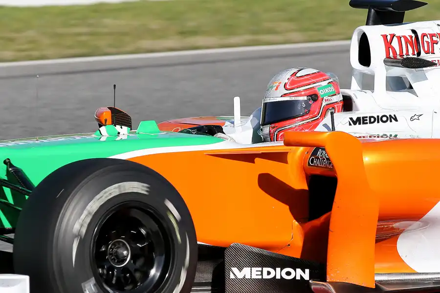 044 | 2010 | Barcelona | Force India-Mercedes Benz VJM03 | Vitantonio Liuzzi | © carsten riede fotografie