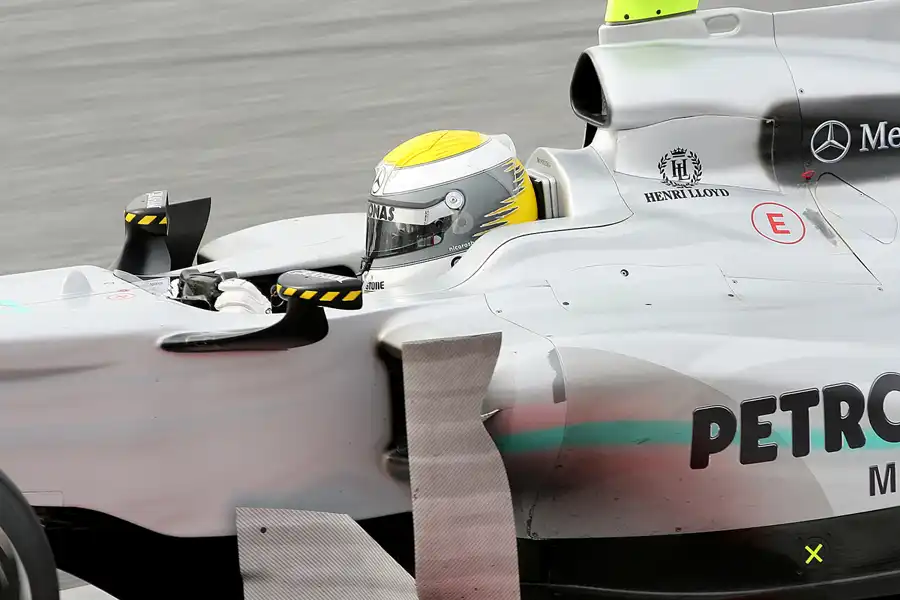 095 | 2010 | Barcelona | Mercedes Benz W01 | Nico Rosberg | © carsten riede fotografie