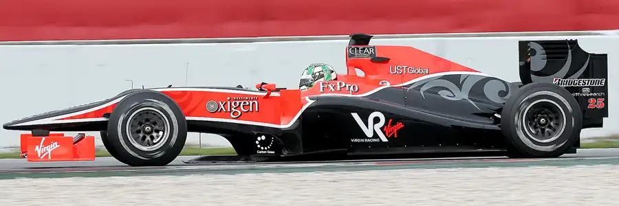 172 | 2010 | Barcelona | Virgin-Cosworth VR-01 | Lucas Di Grassi | © carsten riede fotografie