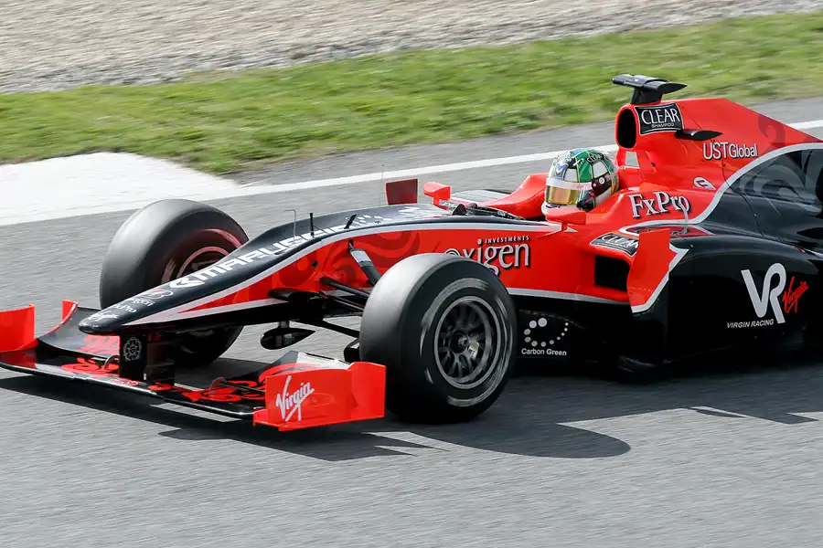 174 | 2010 | Barcelona | Virgin-Cosworth VR-01 | Lucas Di Grassi | © carsten riede fotografie
