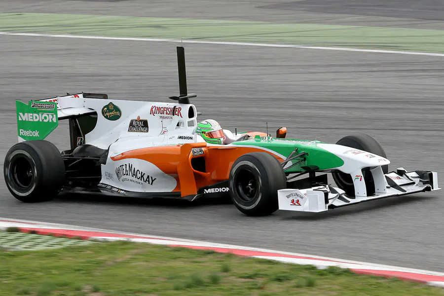 042 | 2010 | Barcelona | Force India-Mercedes Benz VJM03 | Vitantonio Liuzzi | © carsten riede fotografie