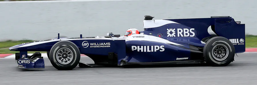 199 | 2010 | Barcelona | Williams-Cosworth FW32 | Rubens Barrichello | © carsten riede fotografie