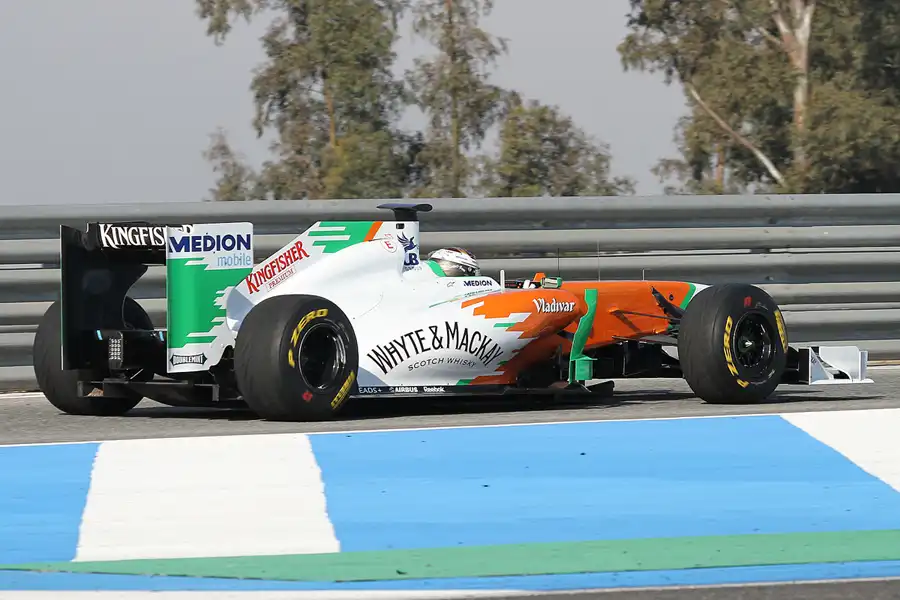 028 | 2011 | Jerez De La Frontera | Force India-Mercedes Benz VJM04 | Adrian Sutil | © carsten riede fotografie