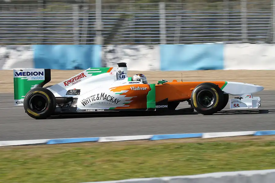 029 | 2011 | Jerez De La Frontera | Force India-Mercedes Benz VJM04 | Adrian Sutil | © carsten riede fotografie
