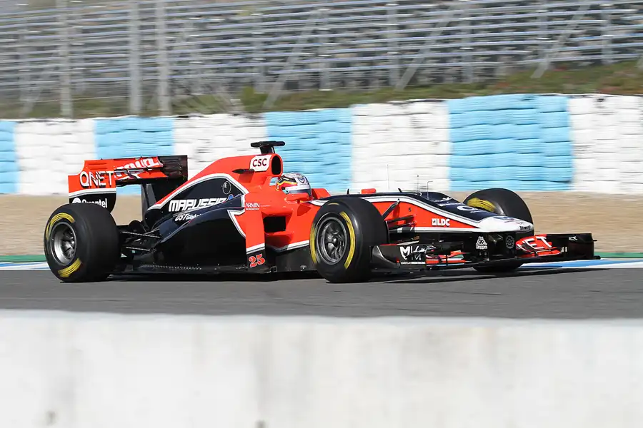 058 | 2011 | Jerez De La Frontera | Marussia Virgin-Cosworth MVR-02 | Jerome D`Ambrosio | © carsten riede fotografie