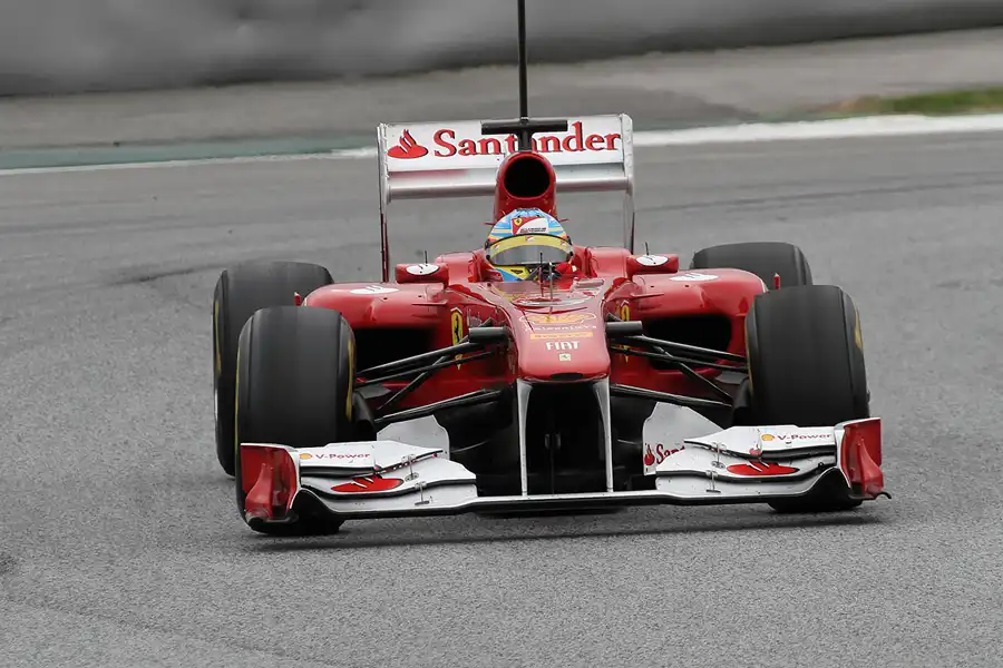 010 | 2011 | Barcelona | Ferrari 150° Italia | Fernando Alonso | © carsten riede fotografie