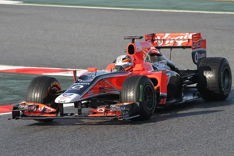 076 | 2011 | Barcelona | Marussia Virgin-Cosworth MVR-02 | Jerome D`Ambrosio | © carsten riede fotografie