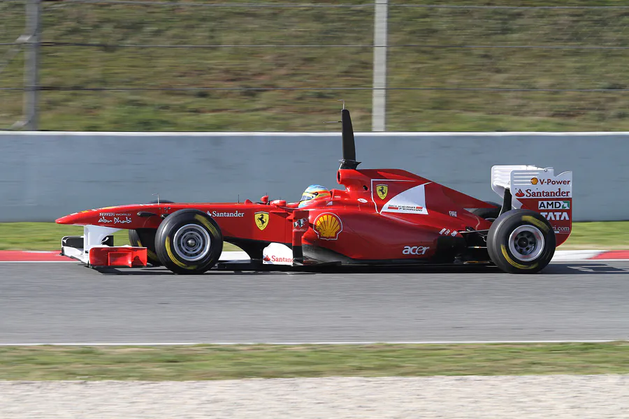 009 | 2011 | Barcelona | Ferrari 150° Italia | Fernando Alonso | © carsten riede fotografie
