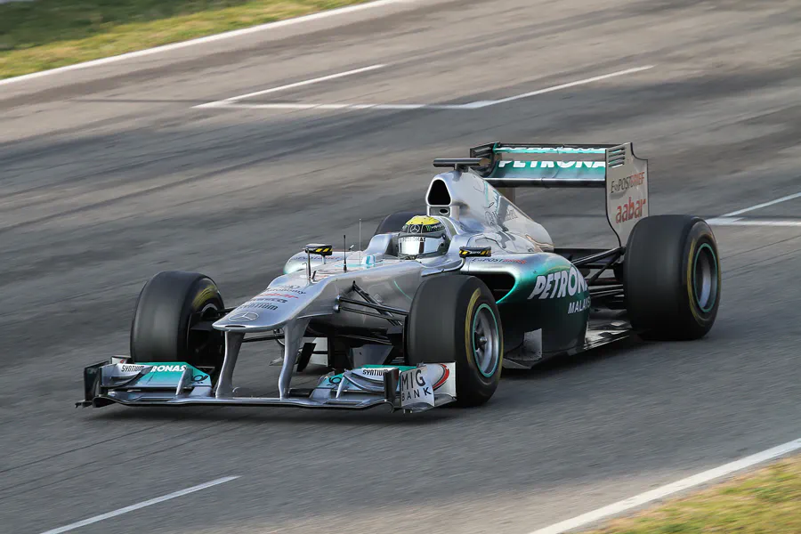 137 | 2011 | Barcelona | Mercedes Benz W02 | Nico Rosberg | © carsten riede fotografie