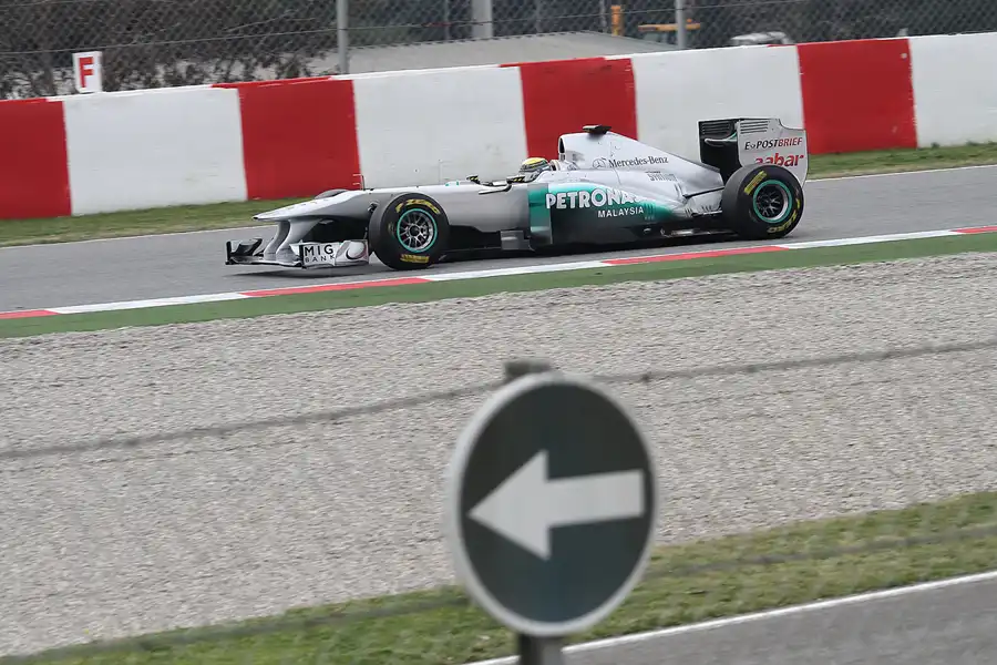 154 | 2011 | Barcelona | Mercedes Benz W02 | Nico Rosberg | © carsten riede fotografie