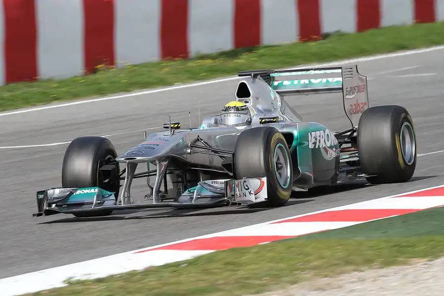 157 | 2011 | Barcelona | Mercedes Benz W02 | Nico Rosberg | © carsten riede fotografie