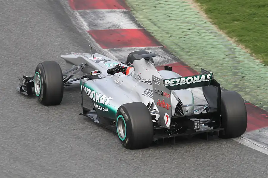 171 | 2011 | Barcelona | Mercedes Benz W02 | Michael Schumacher | © carsten riede fotografie