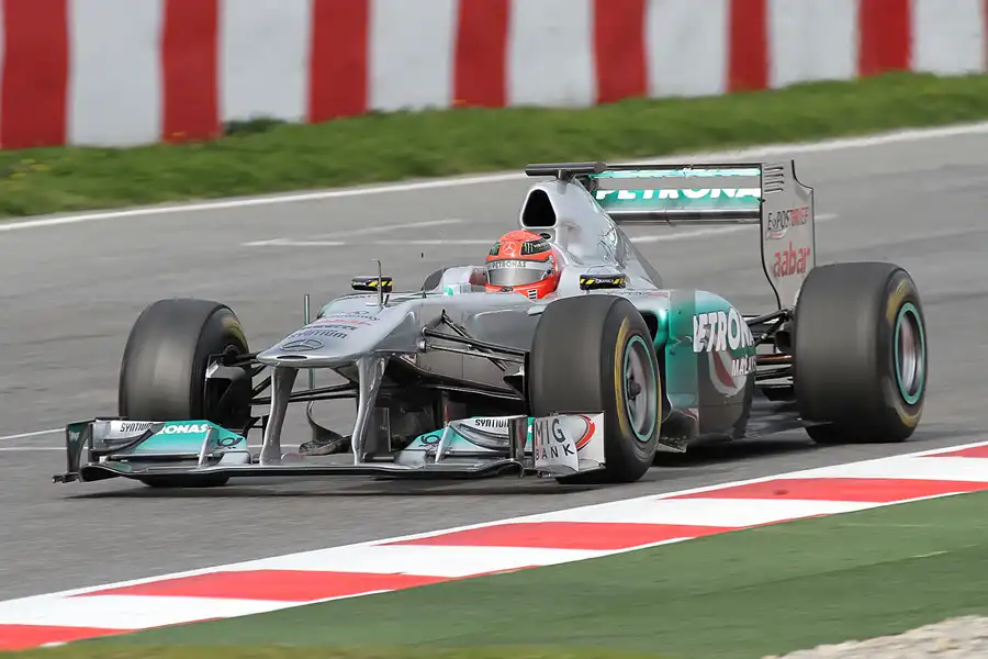 175 | 2011 | Barcelona | Mercedes Benz W02 | Michael Schumacher | © carsten riede fotografie