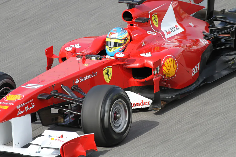 011 | 2011 | Barcelona | Ferrari 150° Italia | Fernando Alonso | © carsten riede fotografie