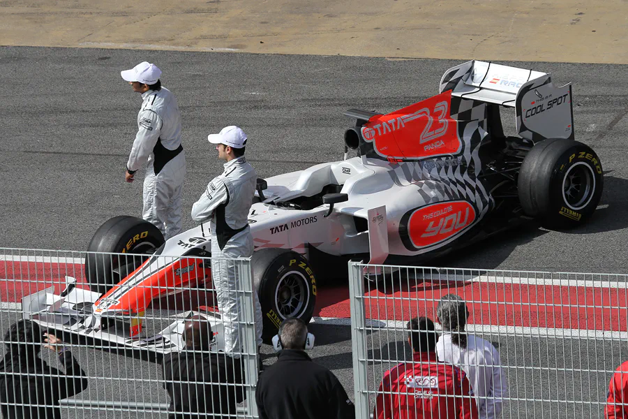 057 | 2011 | Barcelona | HRT-Cosworth F111 | Narain Karthikeyan + Vitantonio Liuzzi | © carsten riede fotografie