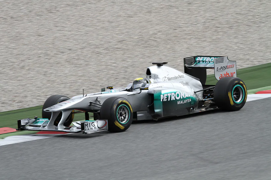 155 | 2011 | Barcelona | Mercedes Benz W02 | Nico Rosberg | © carsten riede fotografie