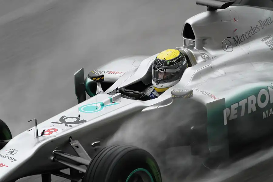 120 | 2011 | Barcelona | Mercedes Benz W02 | Nico Rosberg – 15:34 | © carsten riede fotografie